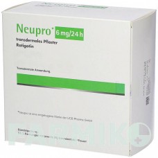НЬЮПРО (NEUPRO) 6 мг/24 ч пластырь 28 шт - Ротиготин KOHLPHARMA