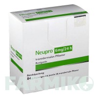 НЬЮПРО (NEUPRO) 6 мг/24 год пластир 84 шт - Ротиготин UCB PHARMA