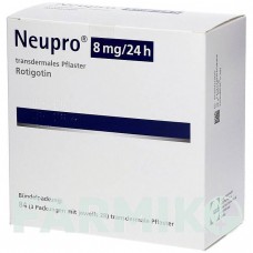 НЬЮПРО (NEUPRO) 8 мг/24 ч пластырь 84 шт - Ротиготин 1 0 1 CAREFARM