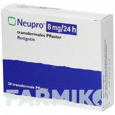 НЬЮПРО (NEUPRO) 8 мг/24 ч пластырь 28 шт - Ротиготин ABACUS MEDICINE