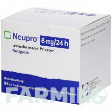 НЬЮПРО (NEUPRO) 8 мг/24 ч пластырь 84 шт - Ротиготин ORIGINALIS