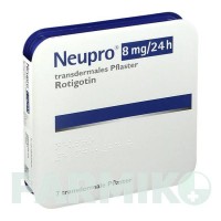 НЬЮПРО (NEUPRO) 8 мг/24 ч пластырь 7 шт - Ротиготин UCB PHARMA