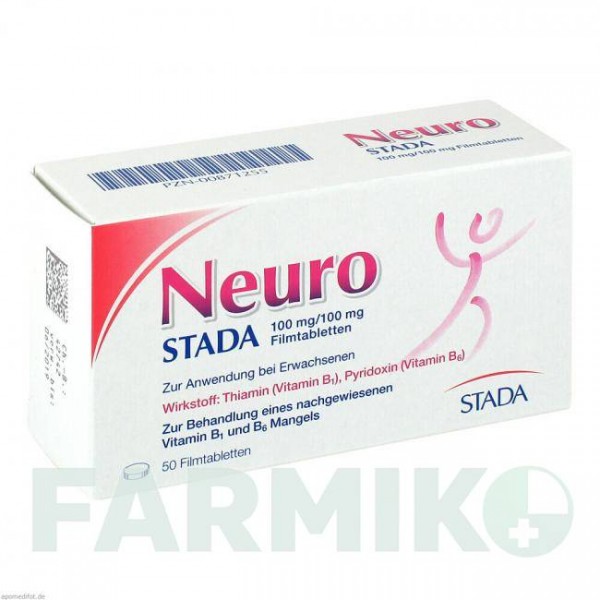 НЕЙРО (NEURO) таблетки 50 шт - Вітамін B1 (Тіамін), Інше STADA