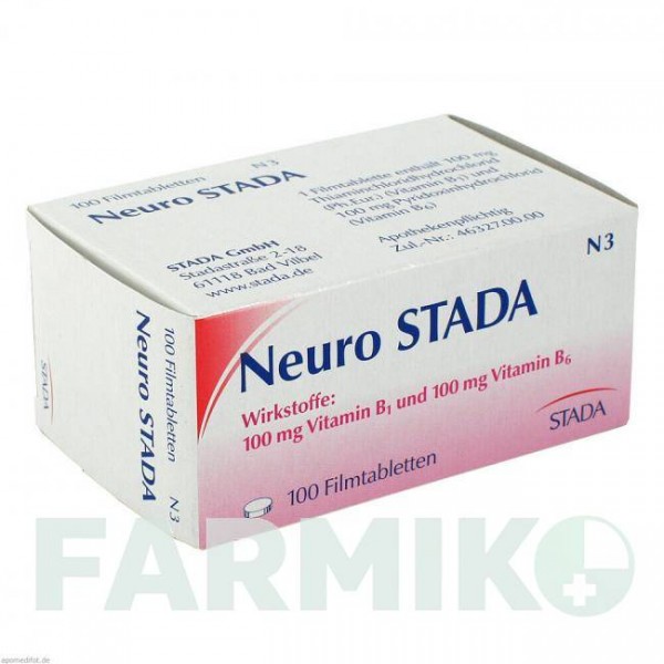 НЕЙРО (NEURO) таблетки 100 шт - Вітамін B1 (Тіамін), Інше STADA
