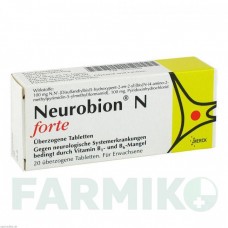 НЕЙРОБІОН (NEUROBION) таблетки 20 шт - Вітамін B1 (Тіамін), Інше WICK PHARMA