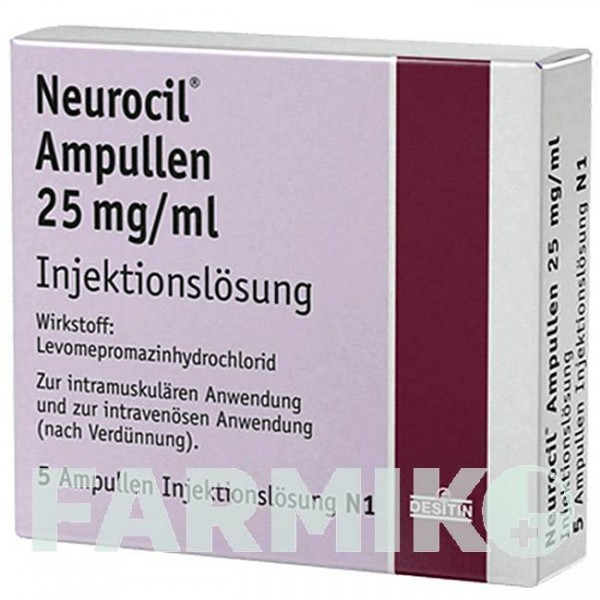 НЕУРОСИЛ (NEUROCIL) раствор 5x1 мл - Левомепромазин DESITIN