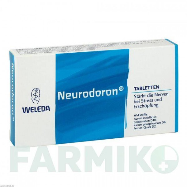 НЕЙРОДОРОН (NEURODORON) таблетки 80 шт - Гомеопатия WELEDA