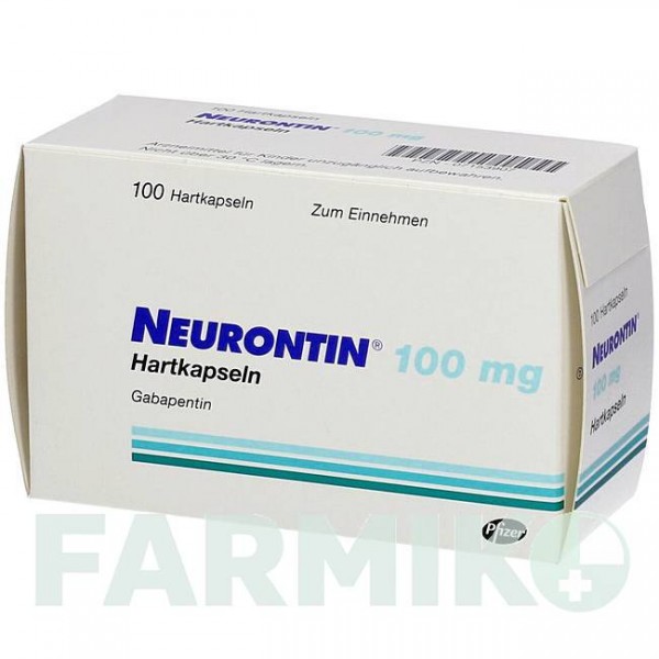 НЕЙРОНТИН (NEURONTIN) 100 мг капсули 100 шт - Габапентин VIATRIS