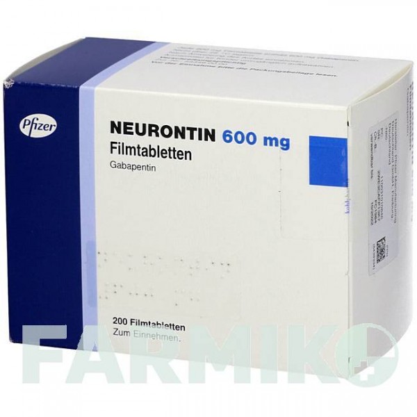 НЕЙРОНТИН (NEURONTIN) 600 мг таблетки 100 шт - Габапентин KOHLPHARMA