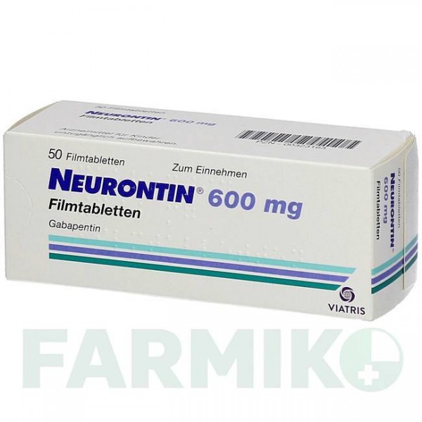 НЕЙРОНТИН (NEURONTIN) 600 мг таблетки 50 шт - Габапентин VIATRIS