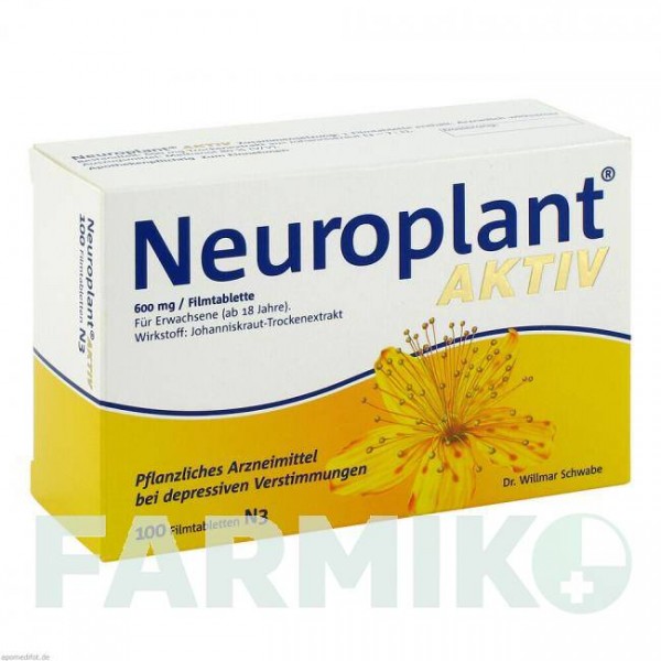 НЕЙРОПЛАНТ (NEUROPLANT) таблетки 100 шт - Зверобой DR.WILLMAR SCHWABE