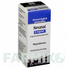 НЕВАНАК (NEVANAC) 3 мг/мл капли 3 мл - Непафенак NOVARTIS