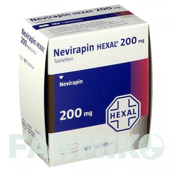 НЕВІРАПІН (NEVIRAPIN) 200 мг таблетки 60 шт - Невірапін HEXAL