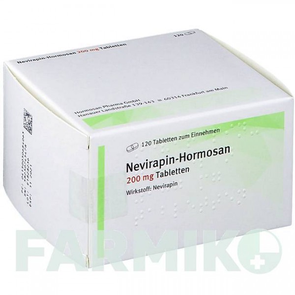 НЕВИРАПИН (NEVIRAPIN) 200 мг таблетки 120 шт - Невирапин HORMOSAN PHARMA