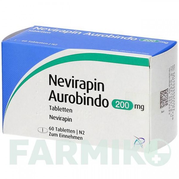 НЕВІРАПІН (NEVIRAPIN) 200 мг таблетки 60 шт - Невірапін PUREN PHARMA
