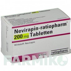 НЕВІРАПІН (NEVIRAPIN) 200 мг таблетки 60 шт - Невірапін RATIOPHARM
