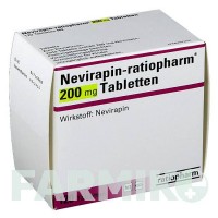 НЕВІРАПІН (NEVIRAPIN) 200 мг таблетки 120 шт - Невірапін RATIOPHARM