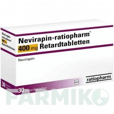 НЕВИРАПИН (NEVIRAPIN) 400 мг таблетки 30 шт - Невирапин RATIOPHARM