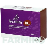 НЕКСІУМ (NEXIUM) 10 мг гранули 28 шт - Езомепразол GRUNENTHAL