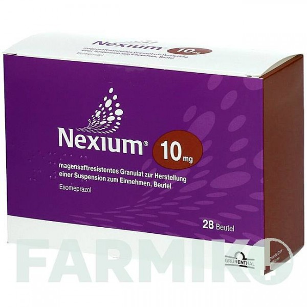 НЕКСИУМ (NEXIUM) 10 мг гранулы 28 шт - Эзомепразол GRUNENTHAL