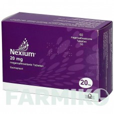 НЕКСІУМ (NEXIUM) 20 мг таблетки 60 шт - Езомепразол ABACUS MEDICINE