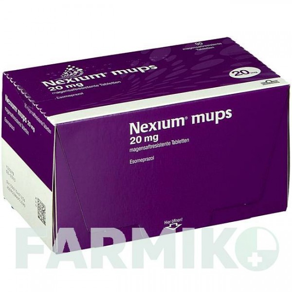 НЕКСИУМ (NEXIUM) 20 мг таблетки 90 шт - Эзомепразол GRUNENTHAL