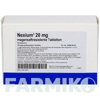 НЕКСІУМ (NEXIUM) 20 мг таблетки 30 шт - Езомепразол PHARMA GERKE