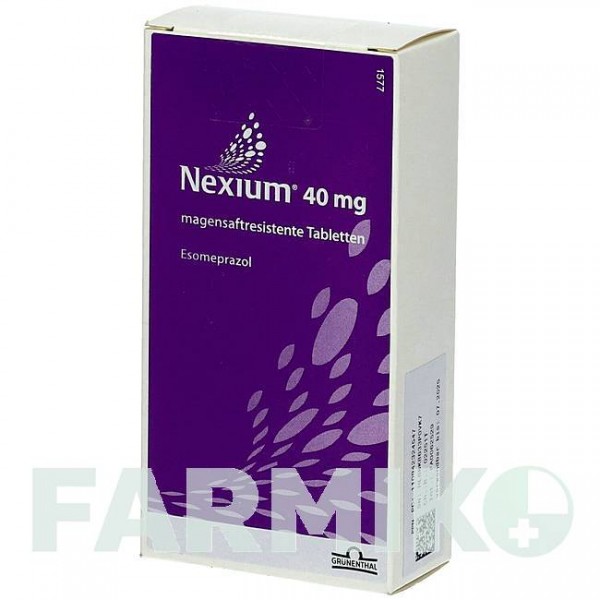 НЕКСИУМ (NEXIUM) 40 мг таблетки 30 шт - Эзомепразол CC PHARMA