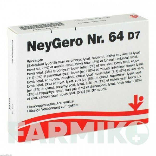НЕЙГЕРО (NEYGERO) D 7 ампулы 5x2 мл - Гомеопатия VITORGAN
