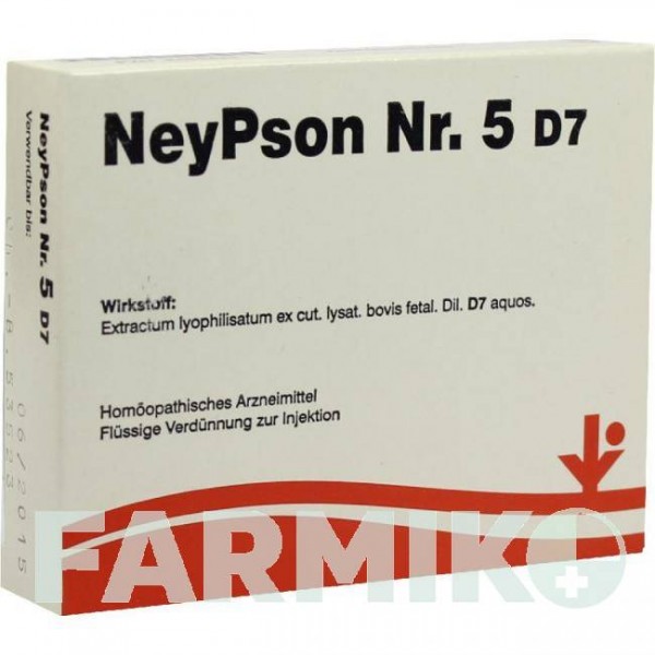 НЕЙПСОН (NEYPSON) D 7 ампулы 5x2 мл - Гомеопатия VITORGAN
