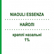 НАЙОЛИ (NIAOULI ESSENZA) 1% капли для носа 20 г - Активные вещества SELLA
