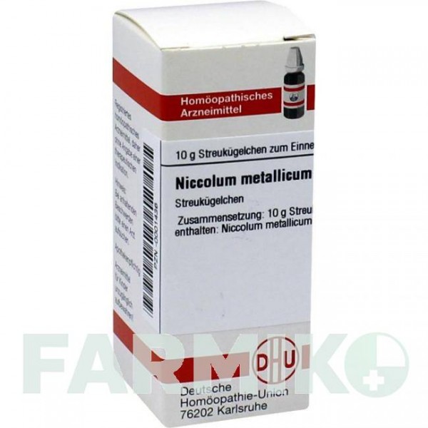 НИККОЛЮМ МЕТАЛЛИКУМ (NICCOLUM METALLICUM) D 12 глобули 10 г - Гомеопатия DHU