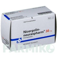 НИЦЕРГОЛИН (NICERGOLIN) 30 мг таблетки 100 шт - Ницерголин NEURAXPHARM