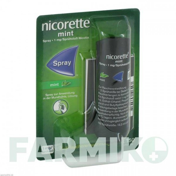 НІКОРЕТТЕ (NICORETTE) 1 мг спрей 1 шт - Нікотин JOHNSON & JOHNSON