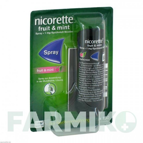 НИКОРЕТТЕ (NICORETTE) 1 мг спрей 1 шт - Никотин JOHNSON & JOHNSON
