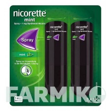 НІКОРЕТТЕ (NICORETTE) 1 мг спрей 2 шт - Нікотин JOHNSON & JOHNSON