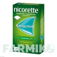 НИКОРЕТТЕ (NICORETTE) 2 мг резинка 30 шт - Никотин JOHNSON & JOHNSON