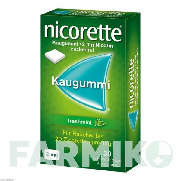 НИКОРЕТТЕ (NICORETTE) 2 мг резинка 30 шт - Никотин JOHNSON & JOHNSON