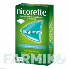 НІКОРЕТТЕ (NICORETTE) 2 мг гумка 30 шт - Нікотин JOHNSON & JOHNSON