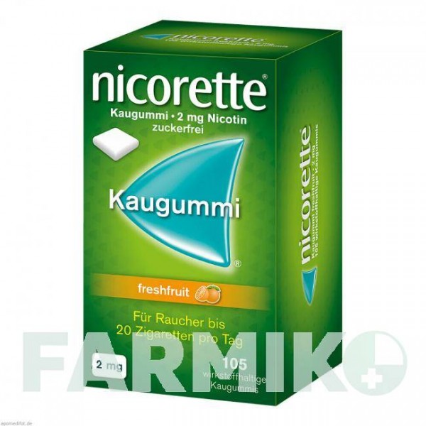 НИКОРЕТТЕ (NICORETTE) 2 мг резинка 105 шт - Никотин JOHNSON & JOHNSON