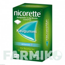 НІКОРЕТТЕ (NICORETTE) 2 мг гумка 105 шт - Нікотин JOHNSON & JOHNSON