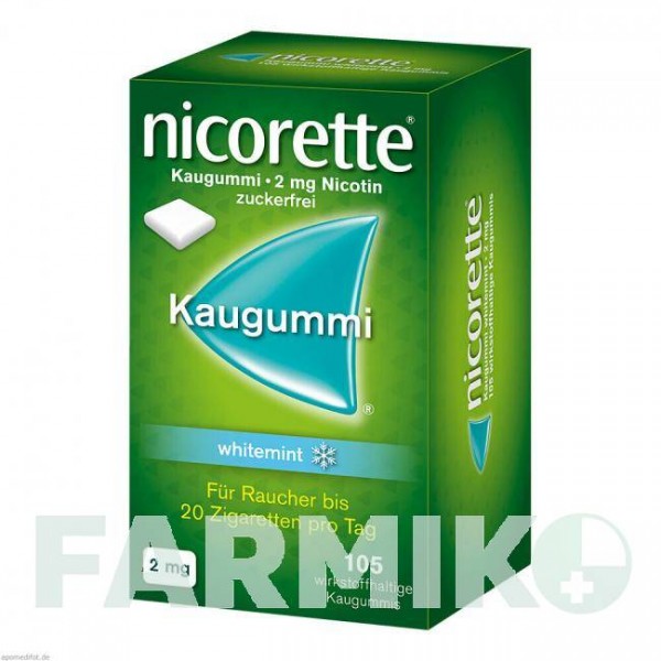НИКОРЕТТЕ (NICORETTE) 2 мг резинка 105 шт - Никотин JOHNSON & JOHNSON