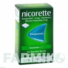 НІКОРЕТТЕ (NICORETTE) 2 мг гумка 105 шт - Нікотин PHARMA GERKE