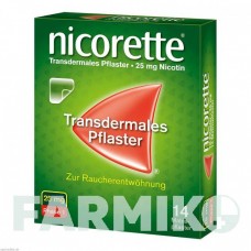 НІКОРЕТТЕ (NICORETTE) 25 мг пластир 14 шт - Нікотин JOHNSON & JOHNSON