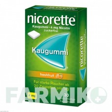 НІКОРЕТТЕ (NICORETTE) 4 мг гумка 30 шт - Нікотин JOHNSON & JOHNSON