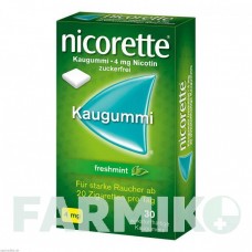 НІКОРЕТТЕ (NICORETTE) 4 мг гумка 30 шт - Нікотин JOHNSON & JOHNSON