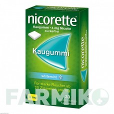 НІКОРЕТТЕ (NICORETTE) 4 мг гумка 30 шт - Нікотин JOHNSON & JOHNSON