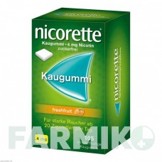 НІКОРЕТТЕ (NICORETTE) 4 мг гумка 105 шт - Нікотин JOHNSON & JOHNSON