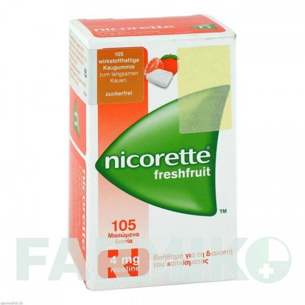НІКОРЕТТЕ (NICORETTE) 4 мг гумка 105 шт - Нікотин KOHLPHARMA