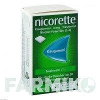 НИКОРЕТТЕ (NICORETTE) 4 мг резинка 30 шт - Никотин PHARMA GERKE